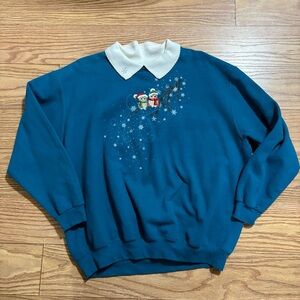 Vintage Owl Sweatshirt XXL